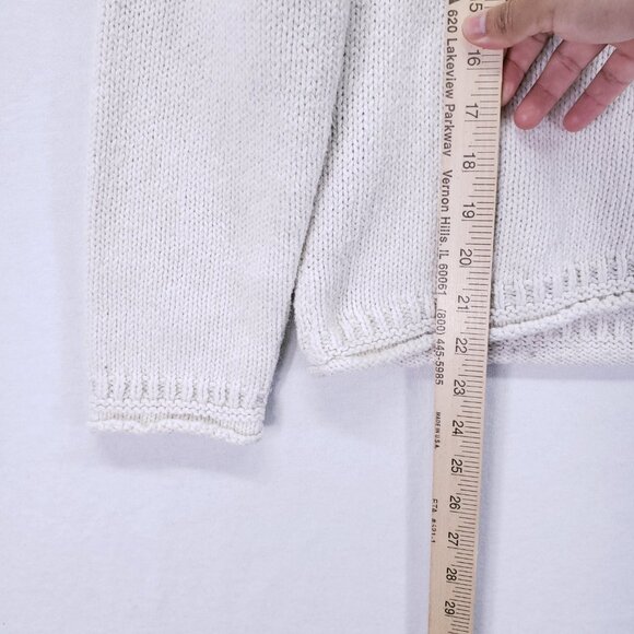 Madewell Cream Fair Isle Keaton Crew New Pullover Cozy Knit Sweater Size M - Picture 7 of 14